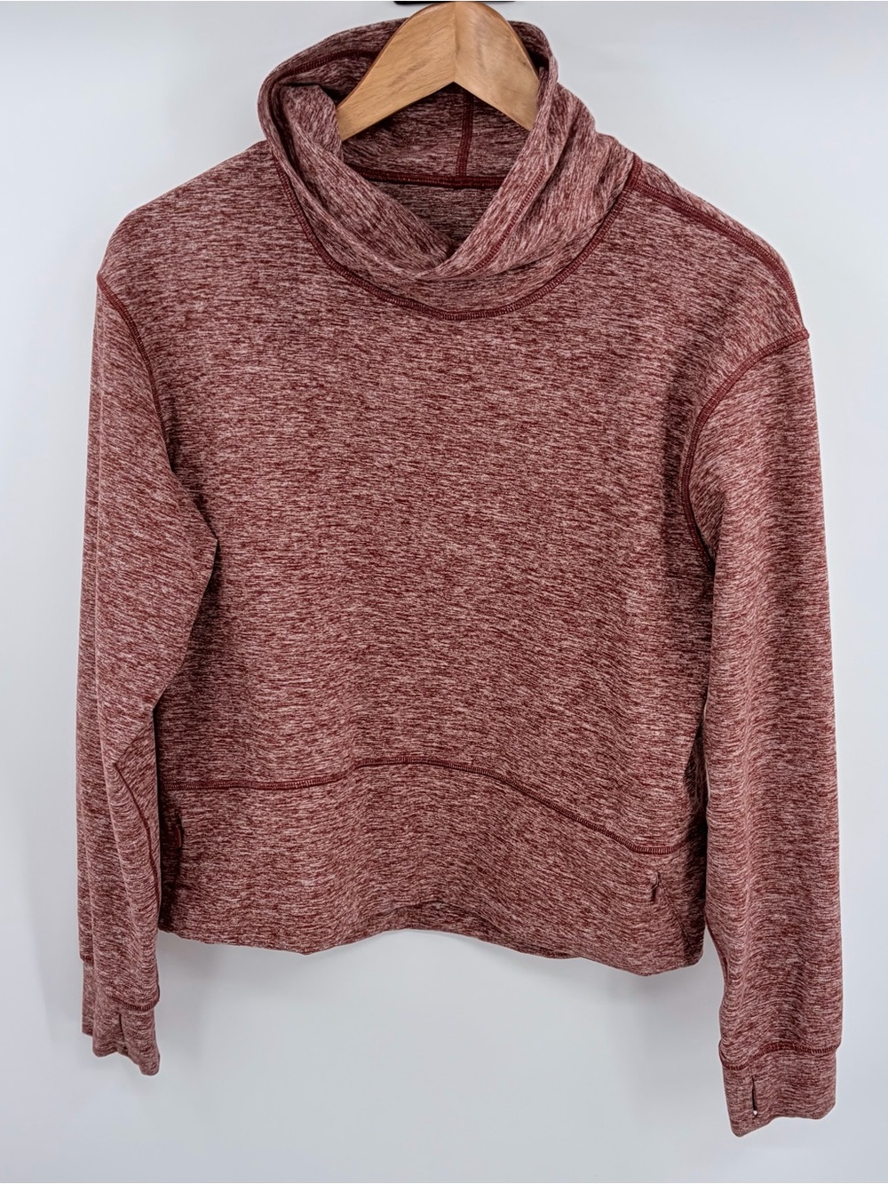 Lululemon ready to rulu fleece pullover heathered Savannah sweatshirt women’s 8